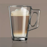 Pasabahce Vela Teeglas mit Henkel, 2er Set, Latte Macchiato, Irish Coffee, Punsch, Glühwein, Heiße Schokolade 250ml
